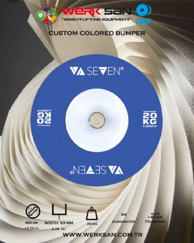CUSTOM BUMPER COLOR 20 KG PLATE