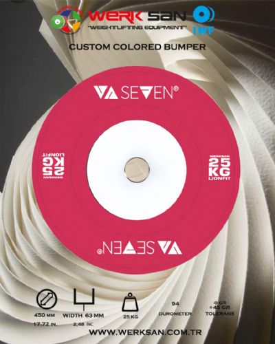 CUSTOM BUMPER COLOR 25 KG PLATE