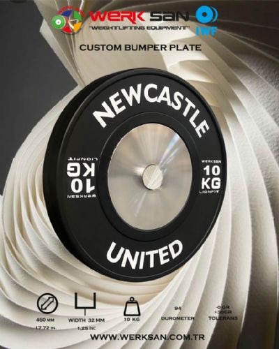 CUSTOM BUMPER PLATE 10 KG DISC