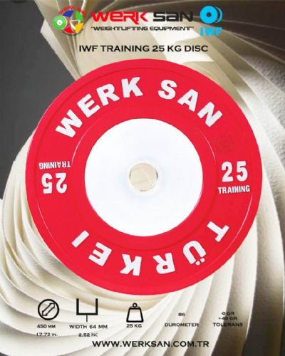 IWF TRAINING 25 KG DISC