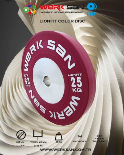 LIONFIT COLOR 25 KG DISC