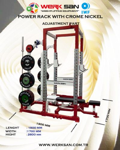 POWER  RACK WITH CR-Nİ ADJUSTMENT PART