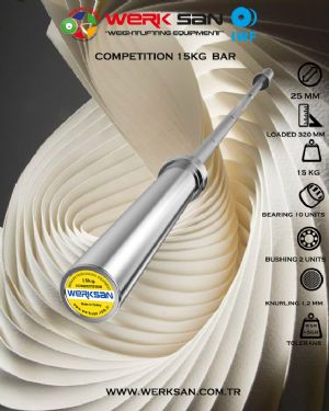 WERKSAN IWF ONAYLI MÜSABAKA BAR 15 KG