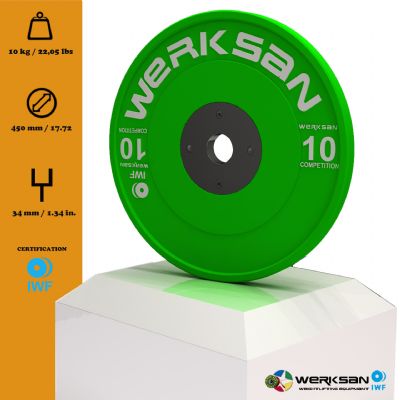 WERKSAN IWF ONAYLI MÜSABAKA DISK 10 KG